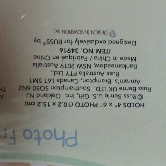 Handmade Photo Frame 4x6 very cute - Picture 2 of 3